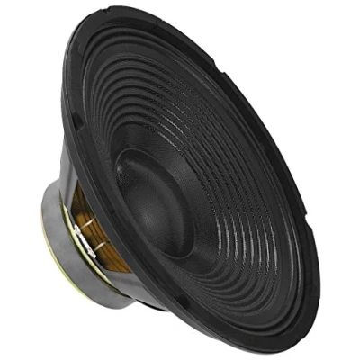 Image de MONACOR Woofer Universel SP 302PA avec Puissance nominale de 100 W et impédance 8 ohms, Haut Parleur Basse 12&quot;, Noir