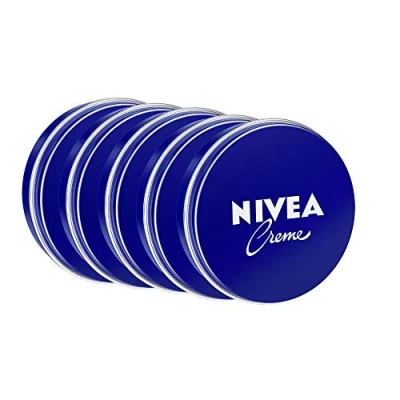 Image de NIVEA Lot de 5 (5 x 30 ml) Crème hydratante pour la peau Soin intensif le corps tout usage toute famille