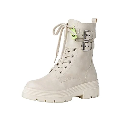 Image de MARCO TOZZI Earth Edition 2 25771 27 Bottes pour Femme, Ecru, 38 EU