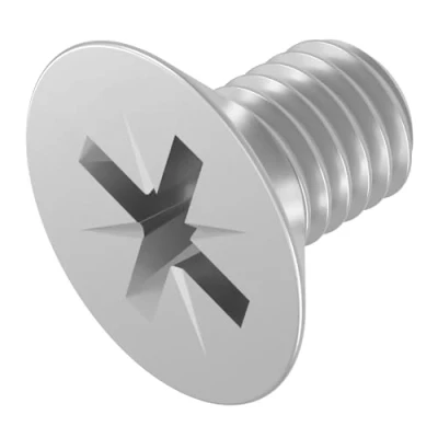 Image de SECCARO Lot de 20 vis à tête fraisée M3 x 4 mm, en acier inoxydable V2A VA A2, DIN 965, cruciforme/PZ, filetage complet