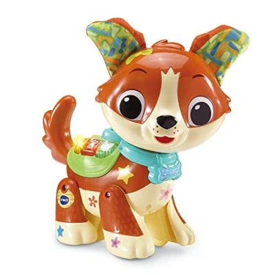 Image de VTech Titou, Mon Toutou Balade Magique, Chien Interactif à promener 18 mois/4 ans Version FR