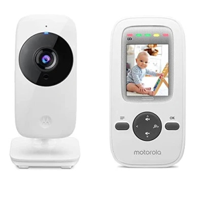 Image de Motorola Nursery VM481 Moniteur Vidéo pour Bébé avec Unité Parentale Portable, Microphone Haute Sensibilité, Vision Nocturne Infrarouge, Zoom Numérique