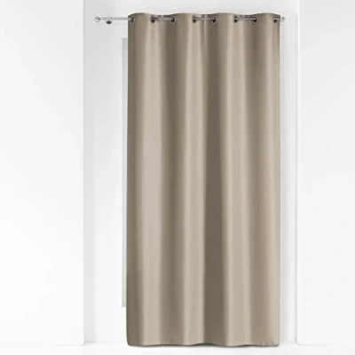 Image de Douceur d&#039;Intérieur Rideau A Oeillets Metal 140 x 280 CM Polyester UNI Essentiel Lin, Céramique
