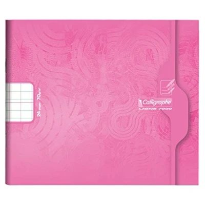 Image de Caligraphe Calligraphe 7002 7703 Cahier maternelle piqûre 24 pages réglure Format italienne 170 x 147 cm 70 g