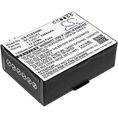 Image de CS CLB550BL Batteries 3300mAh Compatible avec [CipherLab] CP50, CP55 remplace BA 0053A3