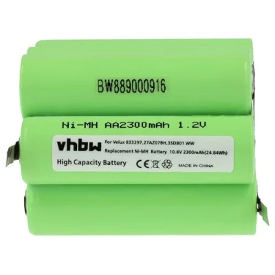 Image de vhbw Batterie Remplacement pour 27AZ07BH, 3SD B01 WW, 833297 volet Roulant de fenêtre (2300mAh, 10,8V, NiMH)