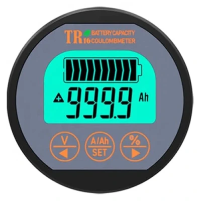 Image de Indicatore di batteria 4in1 80V 100A SOC AH VOLT AMP Capacità Tester Stato carica Monitoraggio Caravan RV Camper UPS piombo al litio ferro acido 999