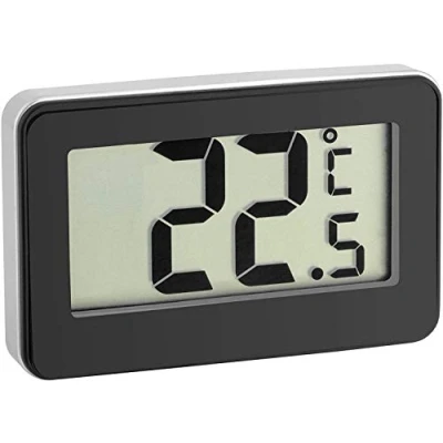 Image de TFA Dostmann thermomètre numérique LCD, 30.2028.01, de refroidissement idéal, avec aimant et poignée, petit maniable, noir
