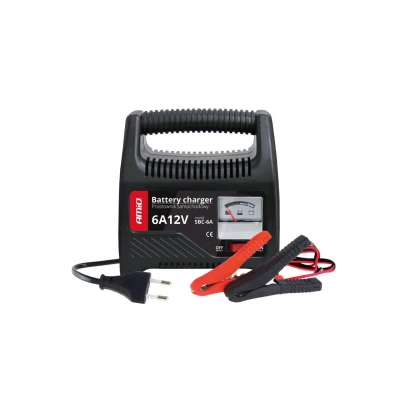Image de AMiO SBC 6A 02085 Chargeur de batterie avec aide au démarrage, portable 6 4.2 12