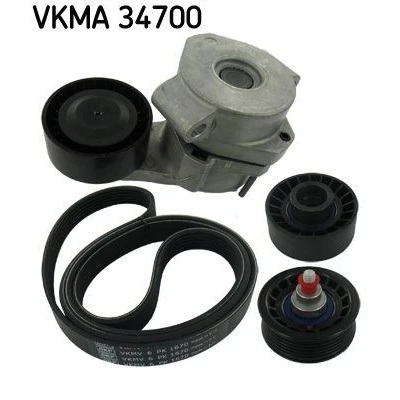 Image de SKF VKMA 34700 Jeu de courroies trapézoïdales à nervures FORD: Transit Mk6 Сamion Plateau/Сhâssis, Minibus, Van