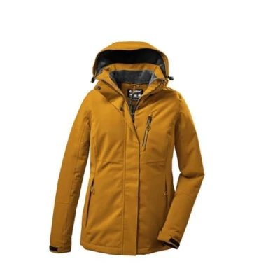 Image de killtec Femme womens Veste fonctionnelle avec capuche zippée KOW 140 WMN JCKT JCKT, dunkelsenf, 40, 37411 000