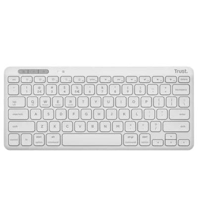 Image de Trust Lyra clavier Universel RF sans fil + Bluetooth QWERTY Italien Blanc Neuf