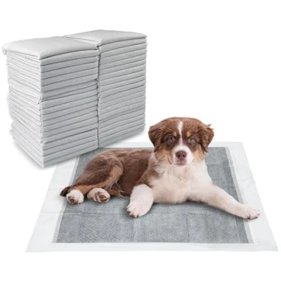 Image de Eckerdromk 100 Pièces Alese Jetable, 56 x cm Tapis pour Chiot, Apprentissage de la Propreté, Assurer Le Contrôle des Odeurs Hygiénique Absorbant Chien, Anti Fuite et Séchage Rapide