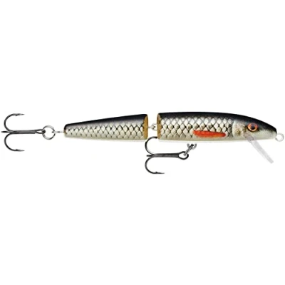 Image de Rapala Leurre de Pêche Jointed Construction Abachi d&#039;eau Douce Flottant Profondeur Nage 1,2 4,2m Taille 13cm / 18g Fabriqué en Estonie Live Roach