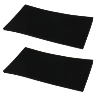 Image de YINETTECH Lot de 2 filtres à air en mousse 28 x 15 1 cm 60PPI pour scooter, moto, quad, tondeuse gazon, débroussailleuse, moteur, houe, tronçonneuse, carburateur