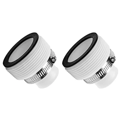 Image de kit de conversion d&#039;adaptateurs tuyau type B 25009 10722 compatible avec les adaptateurs INTEX pour pompe filtration et d&#039;eau salée 2 pièces