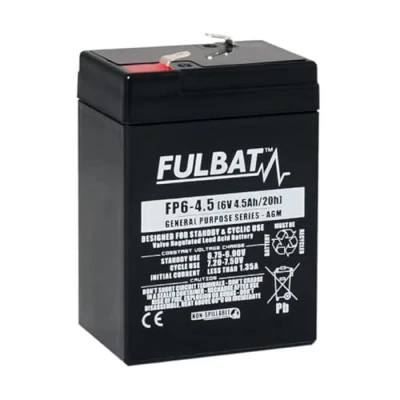 Image de FULBAT BATTERIE FP6 4.5 6V 4,5AH