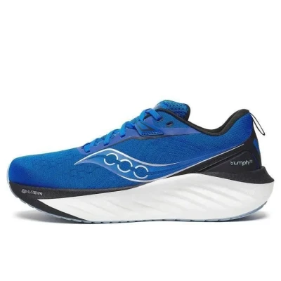 Image de Saucony Triumph 22 Chaussures de running sur route, Homme, Taille: 40.5, Skydiver/black Tissu / matière synthétique
