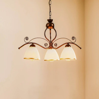 Image de Lustre avec chaîne RETRO II 3xE27/60W/230V