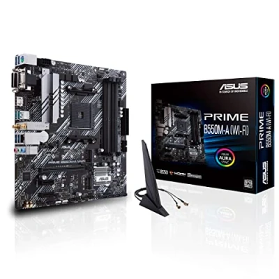 Image de ASUS PRIME B550M A (WI FI) AMD B550 Emplacement AM4 micro ATX Neuf