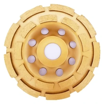 Image de APLUS Meule diamantée Double rangée Pour béton, pierre, maçonnerie 115 mm x 22,23