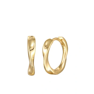 Image de Elli Scharnier Twisted LOOK Boucles d&#039;oreilles goldcoloured, Femme, Taille: One Size, Gold coloured