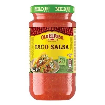 Image de Old El Paso Tortilla Taco Salsa Mild — salade de tomates épicée et fruitée 1 x 235 g