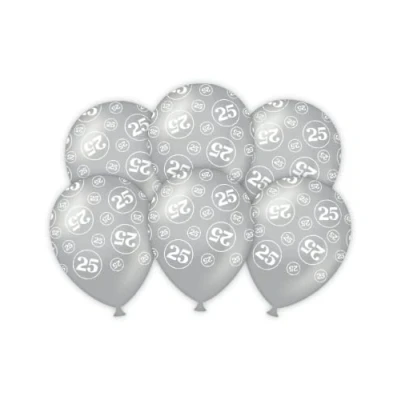 Image de Ballons 25 ans de mariage 6 pièces
