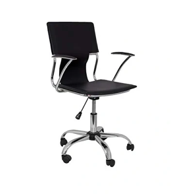 Image de Piqueras y Crespo 214 Chaise de Bureau, Métal, Negro, Standard