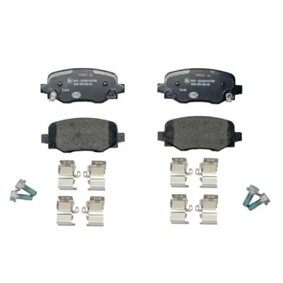 Image de HELLA 8DB 355 025 481 Jeu de plaquettes frein avec indicateur d&#039;usure vis d&#039;étrier accessoires JEEP: Renegade SUV, Compass
