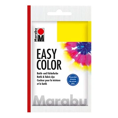 Image de Marabu Easy Color 17350022055 Teinture à la Main pour Coton, Lin, Soie et Tissus mélangés, Lavable jusqu&#039;à 30 C, très Bonne résistance lumière, ne Passe Pas bouillir, 25 g