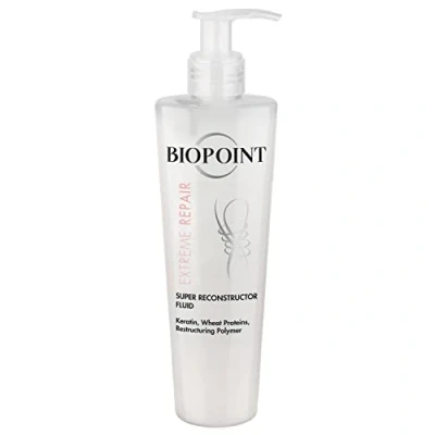 Image de Biopoint Extreme Repair Fluide Cheveux Super Reconstructeur avec Kératine Pré Shampoing, Action Nutritive et Fortifiante, Favorise la Reconstruction de Fibre Capillaire, 200 ml