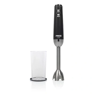 Image de Mixeur plongeant Princess 1 200 W Lames en inox Vitesse réglable &amp; fonction turbo Verre mesureur