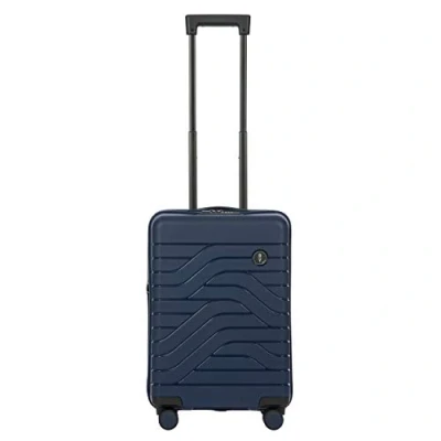Image de Bric&#039;s Trolley Rigid Expandable Ulisse Collection BY, Bagage à Main avec 4 Roues, Résistante et Ultralégère, Connexion USB, Serrure TSA Intégrée, Dimensions 37x55x23/27, Bleu Océan