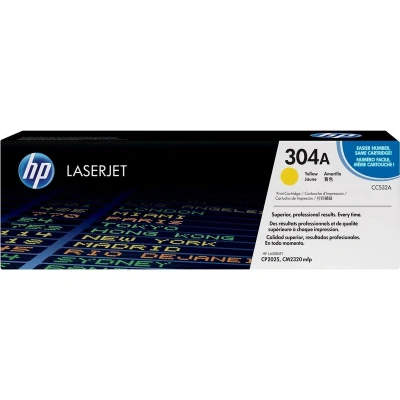 Image de HP 304A (CC532A) Jaune Toner