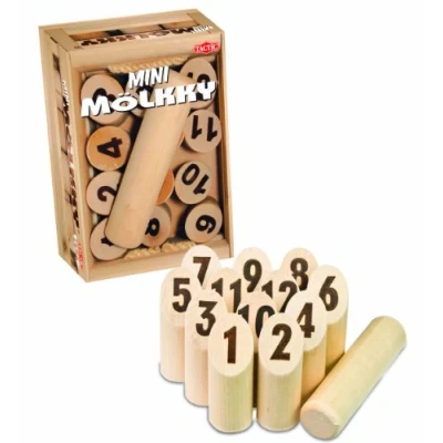 Image de Jeu de quilles TACTIC Mini Mölkky d&#039;intérieur Bois massif Mixte A partir 6 ans