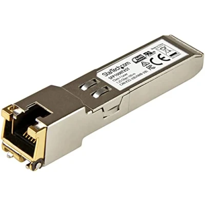 Image de StarTech.com SFP RJ45 1000Base TX Module cuivre Gigabit Conforme aux normes MSA 1G 100 m (SFP1000TXST)