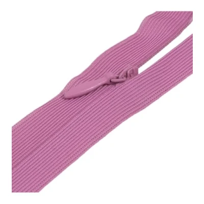 Image de Fermeture invisible non séparable ajustable violet myrtille Taille 60cm