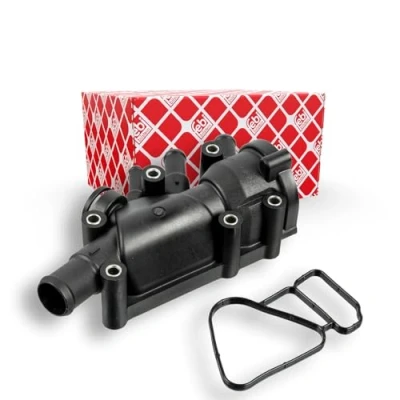 Image de FEBI BILSTEIN 174458 Boîtier du thermostat avec joint d&#039;étanchéite FORD: KA 3 portes, StreetKA Cabriolet, Focus Mk1 3/5 portes