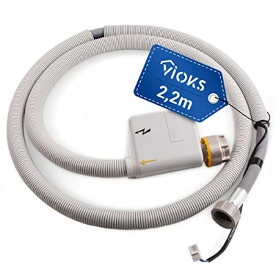 Image de VIOKS Aquastop Tuyau de rechange pour machine à laver Miele Aqua Stop 4622714 et d&#039;arrivée Arrêt d&#039;eau 3/4&quot;