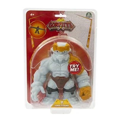 Image de GORMITI Alpha Lord Titano, Personnages Extensibles jusqu&#039;à 3 Fois la Loro Dimensions élevées, 14 cm, Série 3, pour Enfants à partir de 4 Ans, GRA44200, Jeux Preziosi, Multicolore