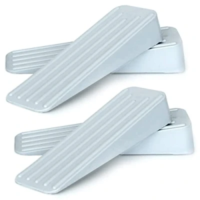 Image de Mario10 Lot de 4 butoirs porte en caoutchouc antidérapant Gris