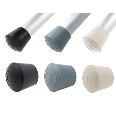 Image de Qté: 16 Embouts en Caoutchouc Pour Pieds des Tables, Chaises, Meubles Différentes Couleurs et Tailles Disponibles (28mm, Noir) par Lifeswonderful