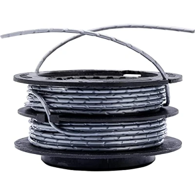 Image de Greenworks Bobine de Fil Double, Longueur Totale 4,8 Mètres, Diamètre du 2 mm, pour Coupe bordures GD40BC GD40BCB Séries