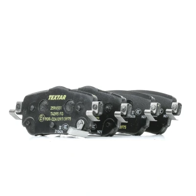 Image de TEXTAR 2596501 Jeu de plaquettes frein avec indicateur d&#039;usure NISSAN: Qashqai 2, X Trail, Leaf II, RENAULT: Kadjar, Koleos 2