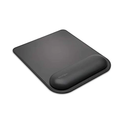 Image de Kensington Tapis de Souris avec Repose Poignets ErgoSoft, Noir Rembourrage en Gel Anti Dérapant, Alignement du Poignet, Certifié Sûr et Conforme