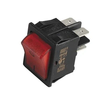 Image de DIFF Interrupteur bipolaire lumineux rouge pour De Dietrich Chappée : 95325090