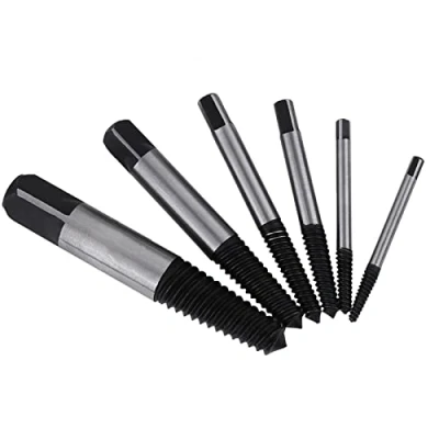 Image de 6Pcs HSS Extracteur de Vis Endommagé, Fixé pour Ménagepratique, Acier, Goujons, Boulons Cassés 4mm 22mm