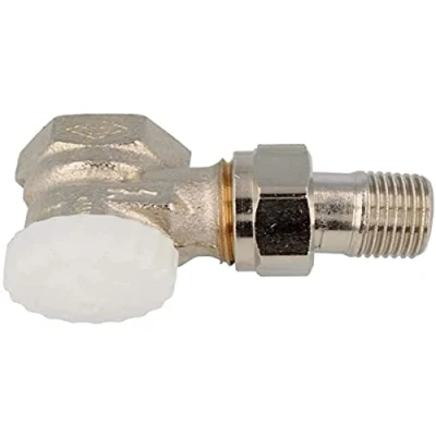 Image de TA Heimeier 02.000 V Exakt II Robinet thermostatique nickelé d&#039;angle 1/2 &quot;, Kvs 0,86, 371102.000