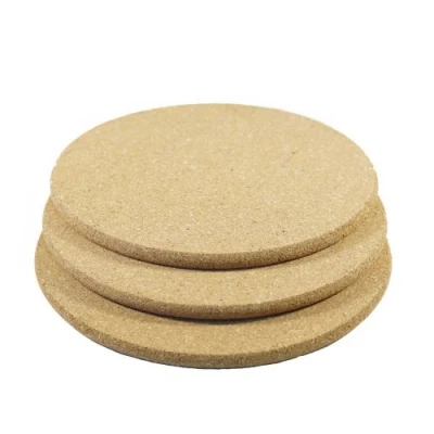 Image de Lot de 3 Dessous Plat en liège 19 cm